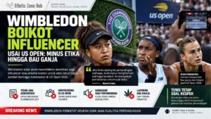 Wimbledon Boikot Influencer usai US Open, Etika hingga Bau Ganja Jadi Sorotan