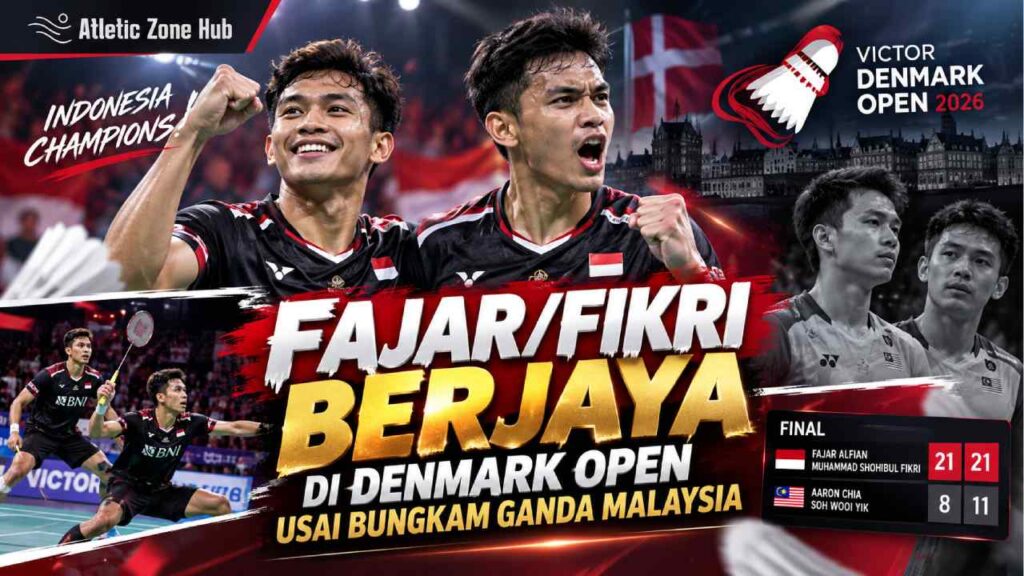 Fajar/Fikri Berjaya di Denmark Open Usai Bungkam Ganda Malaysia