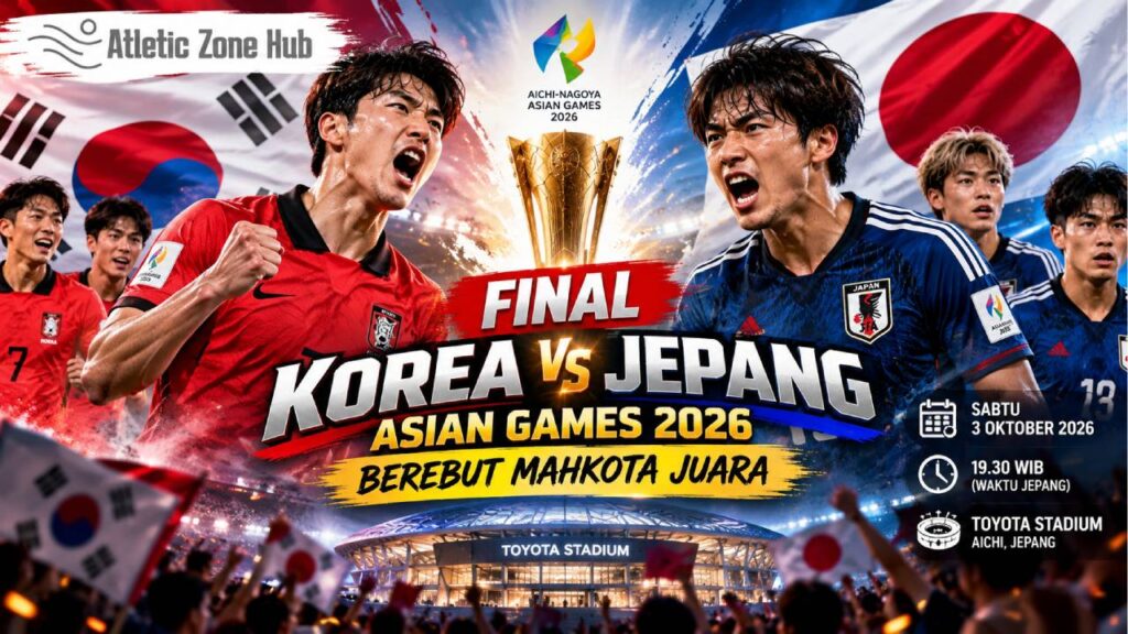 Final Asian Games Memanas, Korea dan Jepang Berebut Mahkota Juara