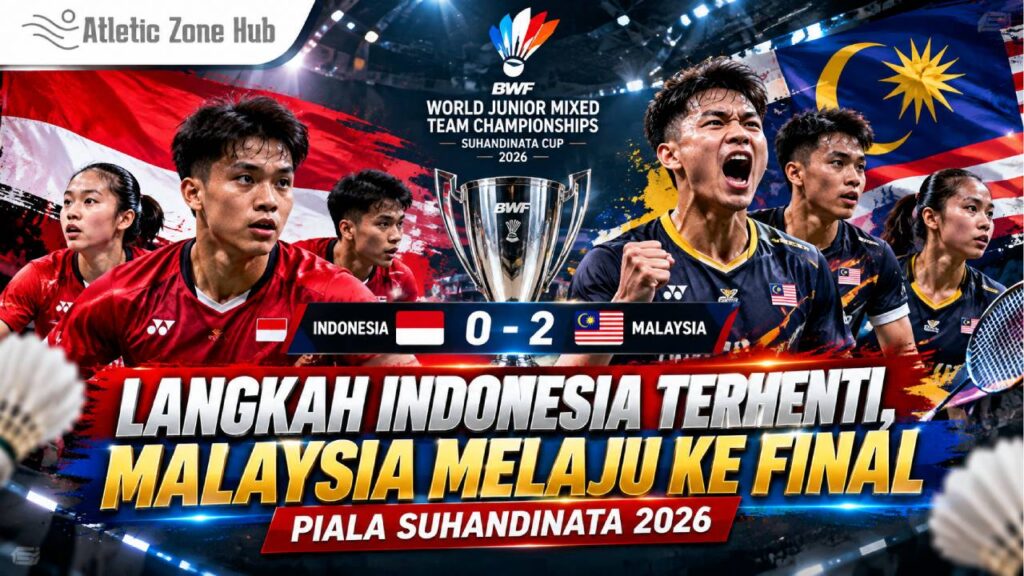 Langkah Indonesia Terhenti, Malaysia Melaju ke Final Piala Suhandinata 2026