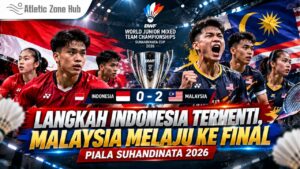 Langkah Indonesia Terhenti, Malaysia Melaju ke Final Piala Suhandinata 2026