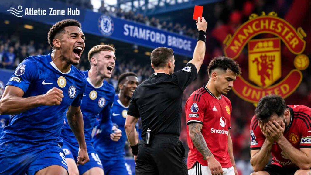MU Tumbang di Stamford Bridge, Kartu Merah Martinez Jadi Petaka