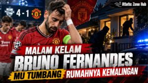 Malam Kelam Bruno Fernandes, MU Tumbang Rumahnya Kemalingan