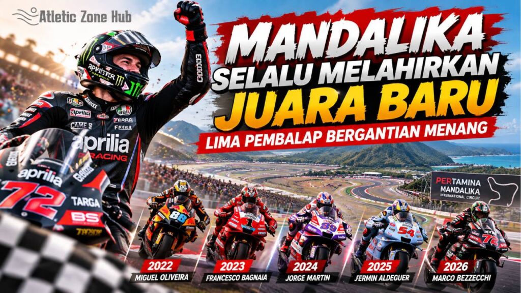 Mandalika Selalu Melahirkan Juara Baru, Lima Pembalap Bergantian Menang