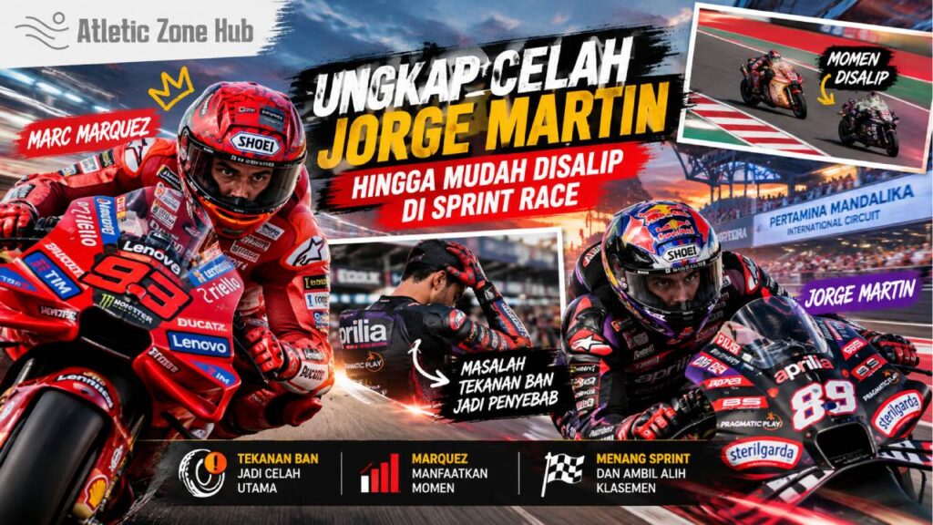 Marc Marquez Ungkap Celah Jorge Martin hingga Mudah Disalip di Sprint Race