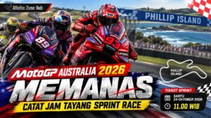 MotoGP Australia 2026 Memanas, Catat Jam Tayang Sprint Race