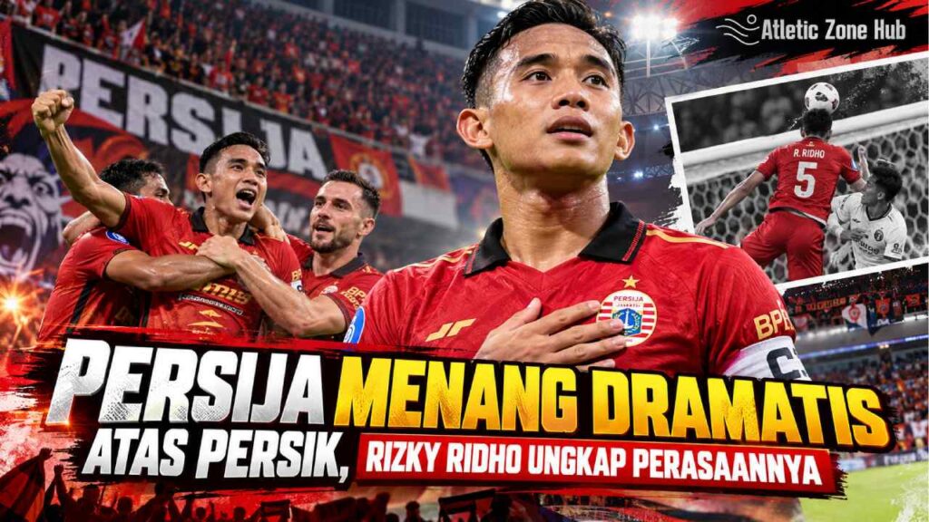 Persija Menang Dramatis atas Persik, Rizky Ridho Ungkap Perasaannya