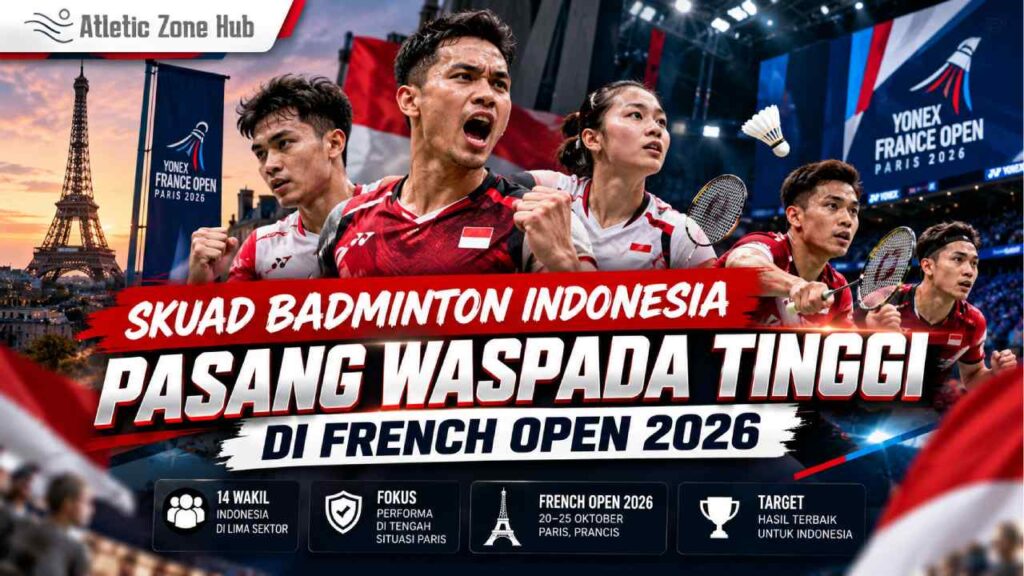 Skuad Badminton Indonesia Pasang Waspada Tinggi di French Open 2026