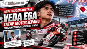 Usai Insiden Austria, Veda Ega Tatap Moto3 Jepang dengan Kepercayaan Diri Tinggi