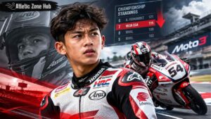 Veda Ega Terancam Turun di Klasemen Moto3 2026, Ini Penyebabnya