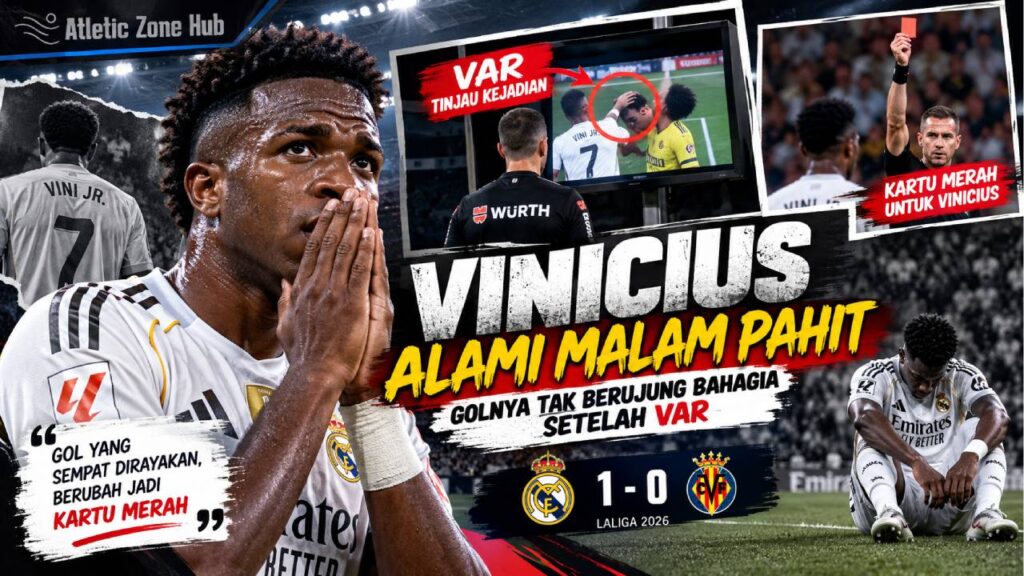 Vinicius Alami Malam Pahit, Golnya Tak Berujung Bahagia Setelah VAR
